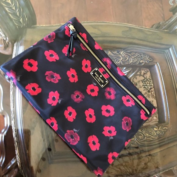 NWT kate spade poppy print large drewe bag - Picture 2 of 7